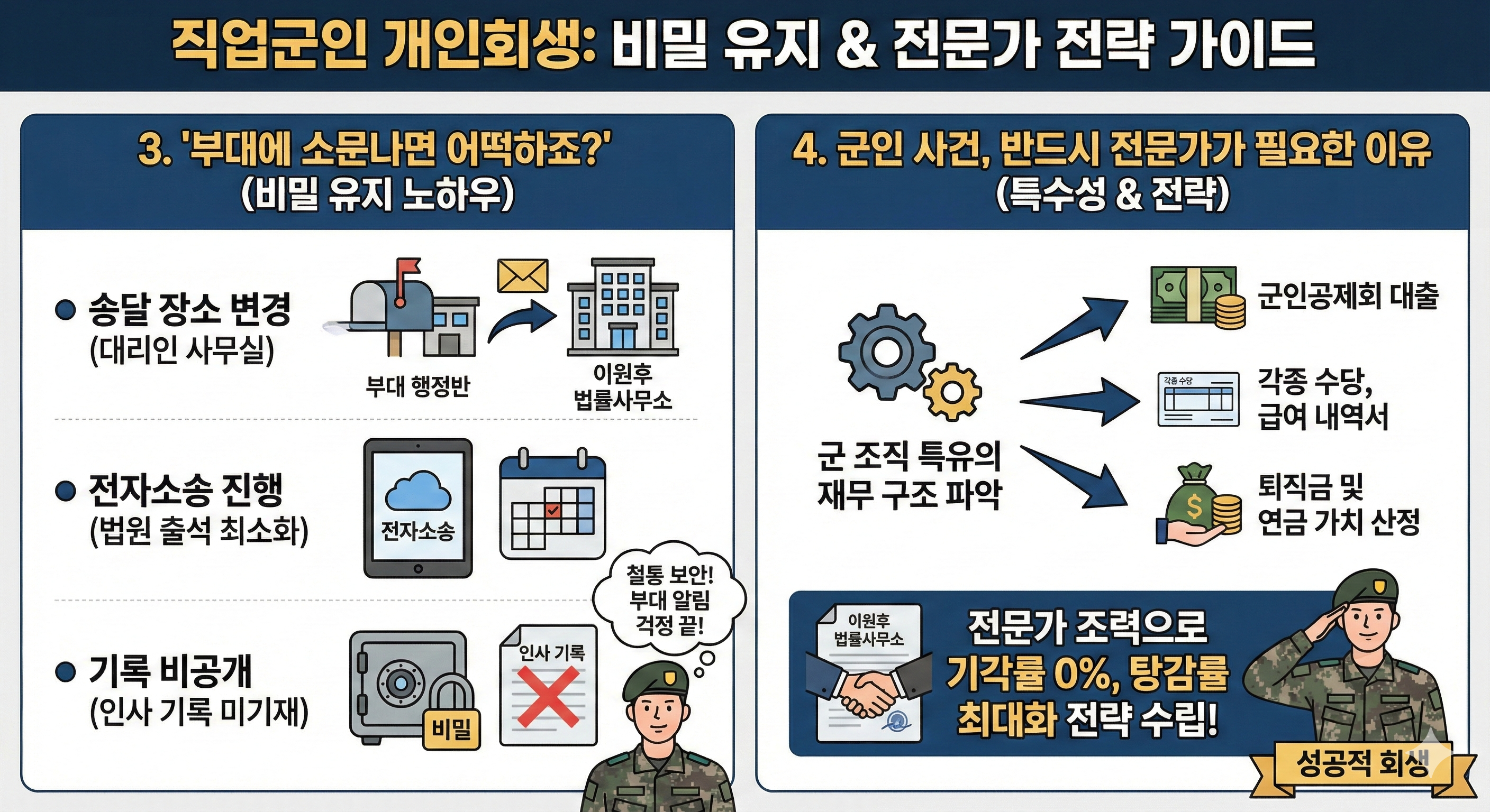 직업군인 개인회생, 징계먹고 강제전역?