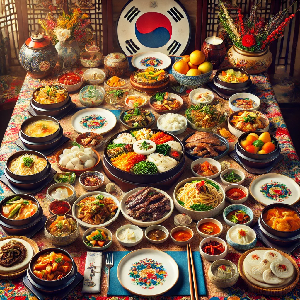 한국 설 음식 사진