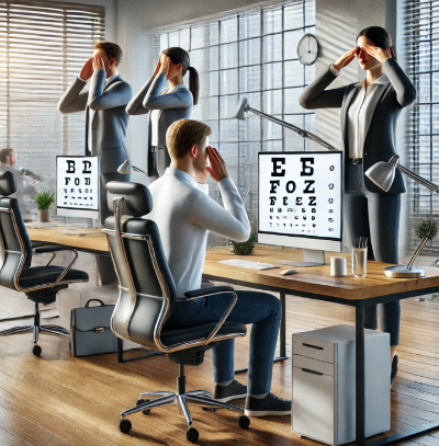 눈 피로 줄이는 직장인 건강 관리법 관련 이미지