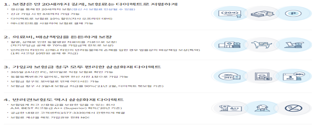 반려견-보험을-소개하는-사진