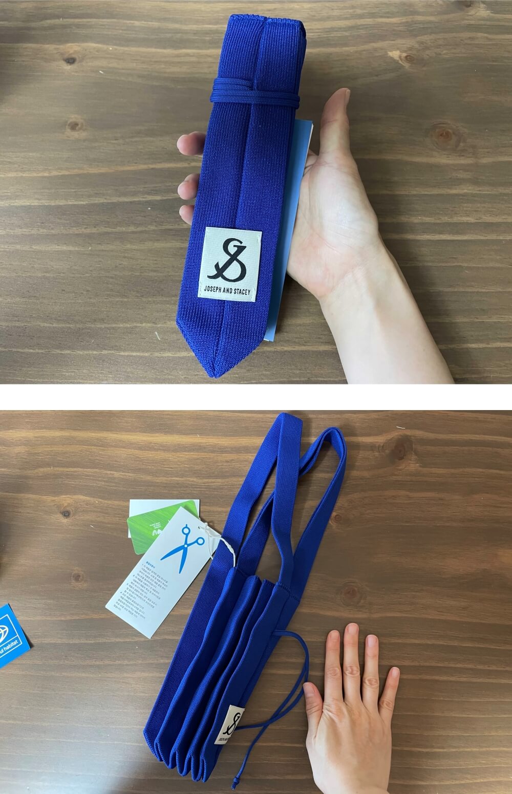 조셉앤스테이시-플리츠백(니트백)-스몰사이즈