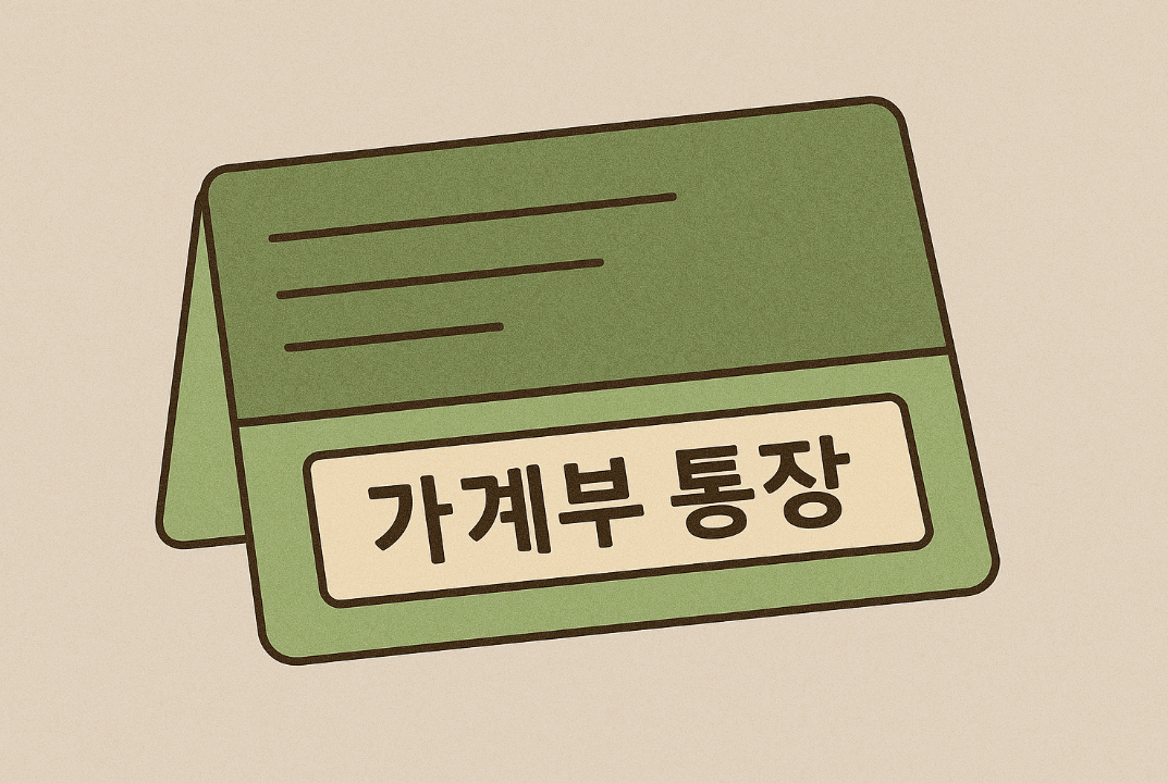 가계부통장 이미지입니다.