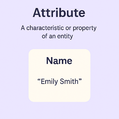 속성(Attribute): 그 대상이 가진 정보들 &rarr; 예: 고객명&amp;#44; 연락처&amp;#44; 이메일