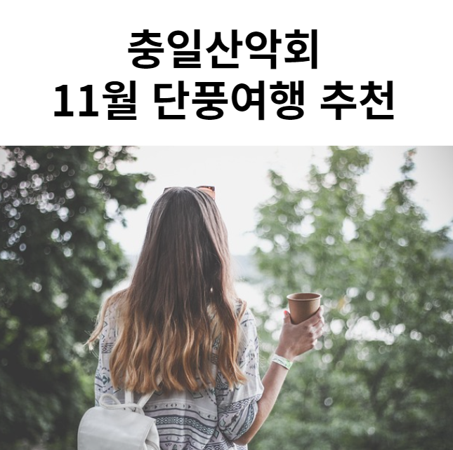 충일산악회 단풍여행