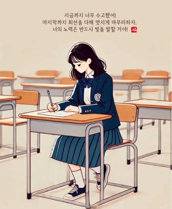 수능-응원-문구-여자-고등학생-시험
