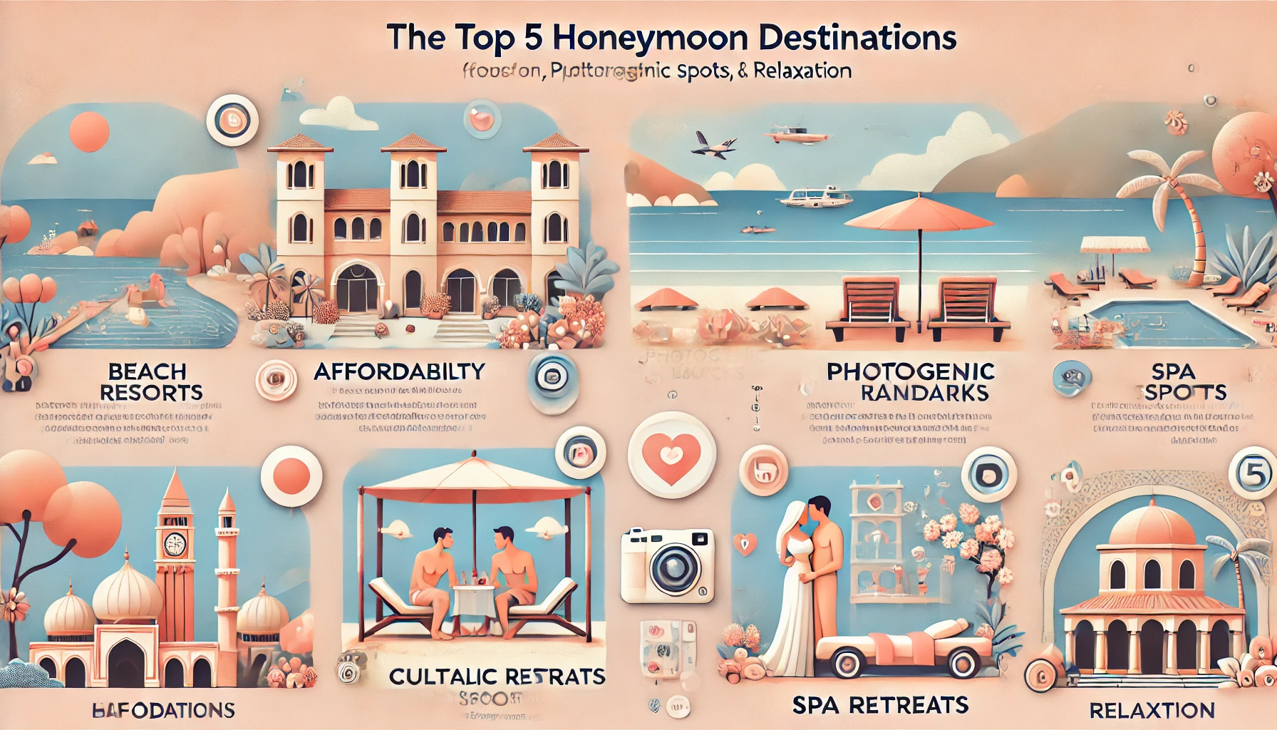 신혼여행지 베스트5 (가성비, 인생샷, 힐링) 관련 이미지