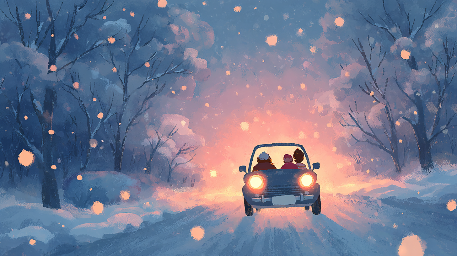 눈 올때 빙판길 운전법