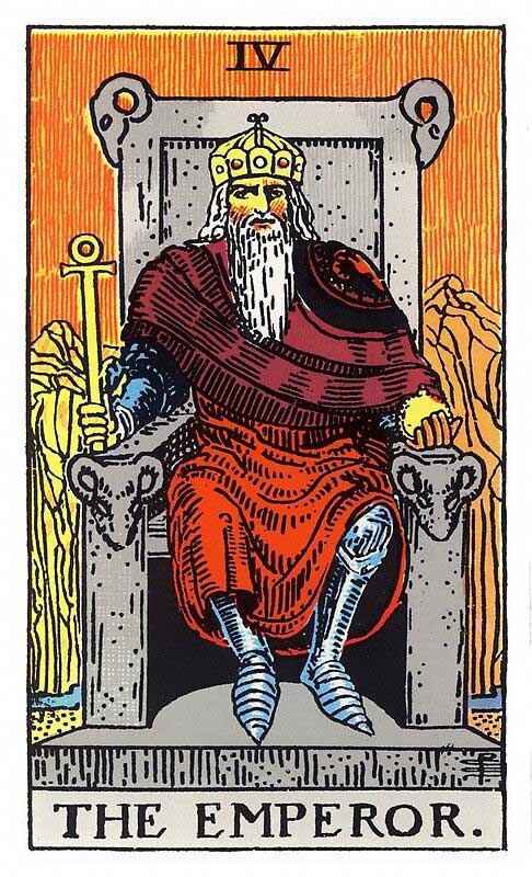 4번 황제 메이저 타로카드2