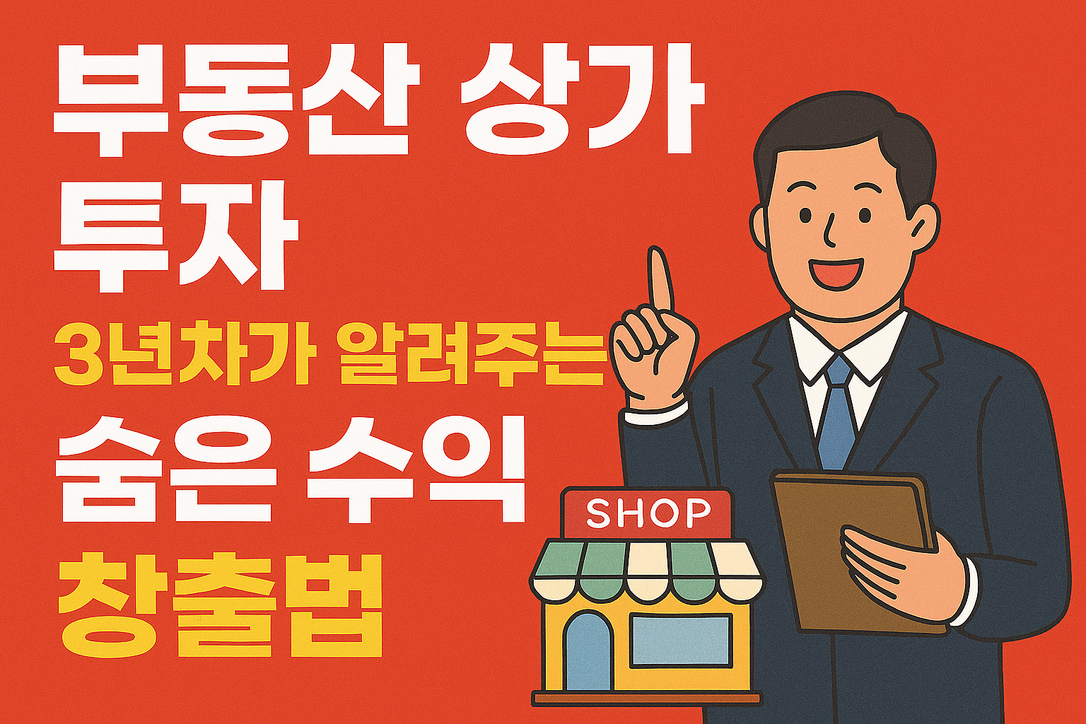 부동산 상가 투자 3년차가 알려주는 숨은 수익 창출법