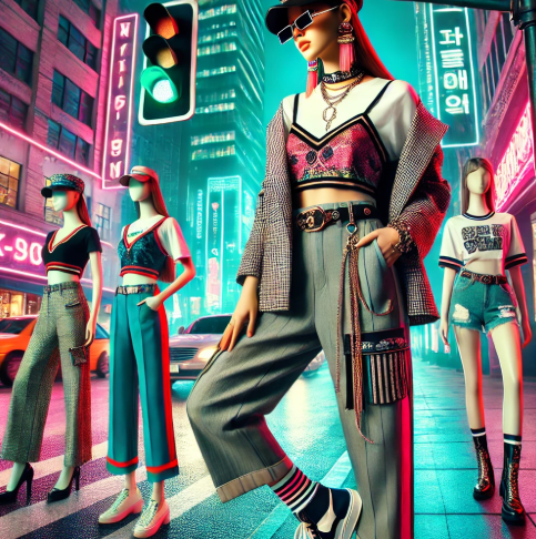 K-POP 스타의 패션 사진