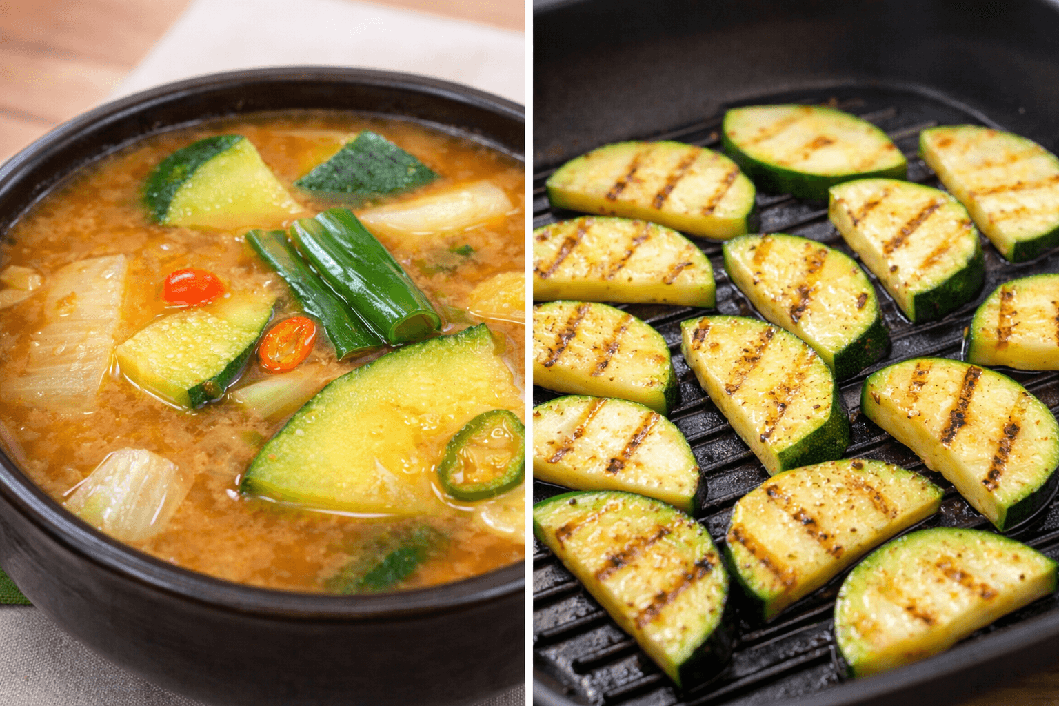 애호박과 주키니의 비교 및 활용 팁