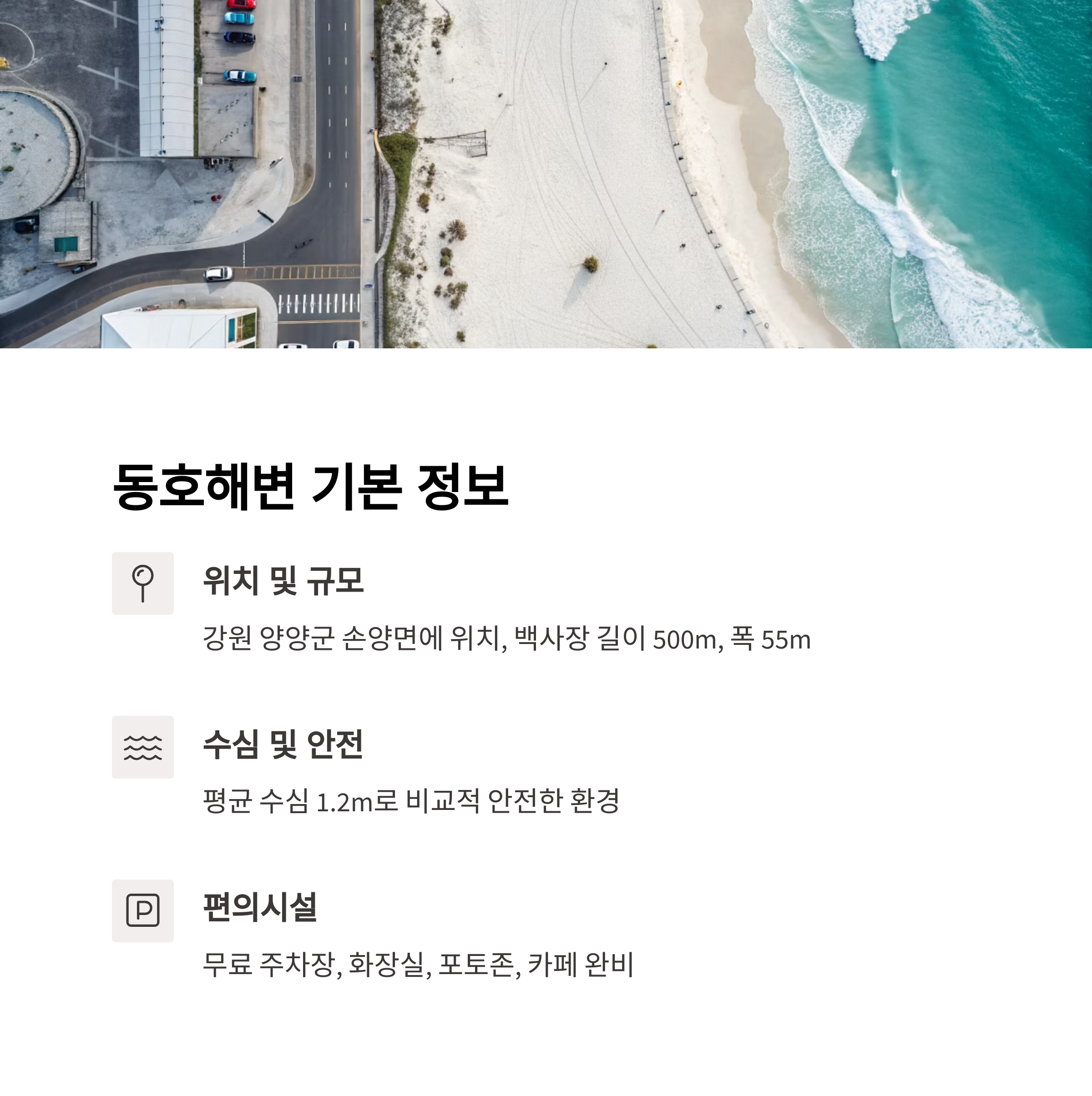 양양 동호해수욕장, 반려견