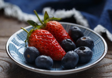 블루베리와 딸기