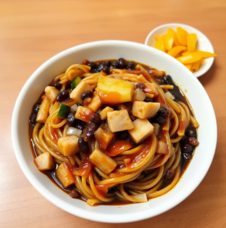 짜장면과 단무지