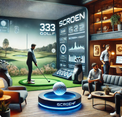 스크린 골프 사진