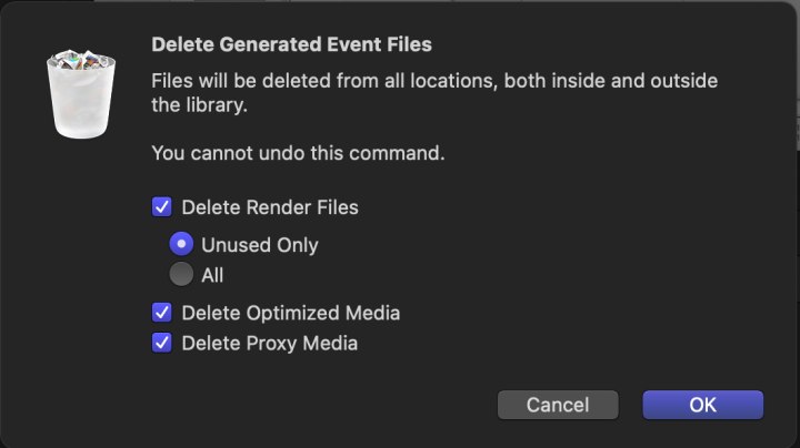 Final_cut_pro의_Delete_Generated_files_옵션창_예시_이미지