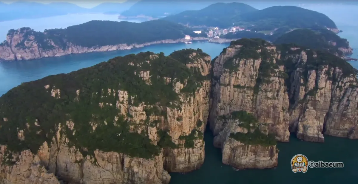 해금강사진-드론촬영