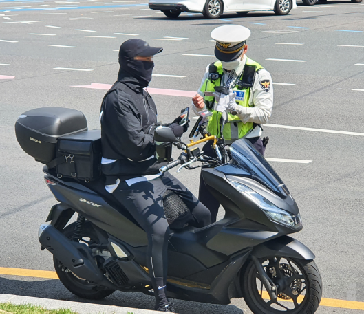 배곧신도시-이륜차-단속