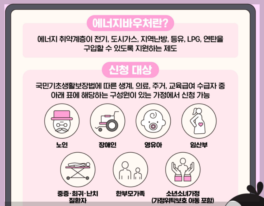 에너지 바우처 신청자격 잔액조회