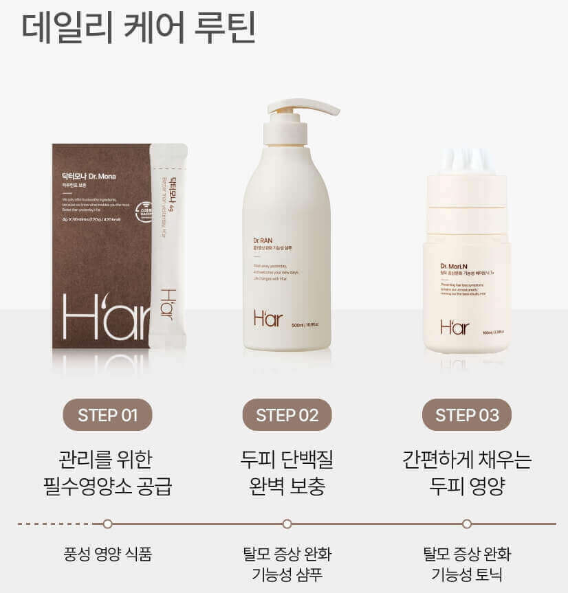 탈모약 데일리 케어루틴