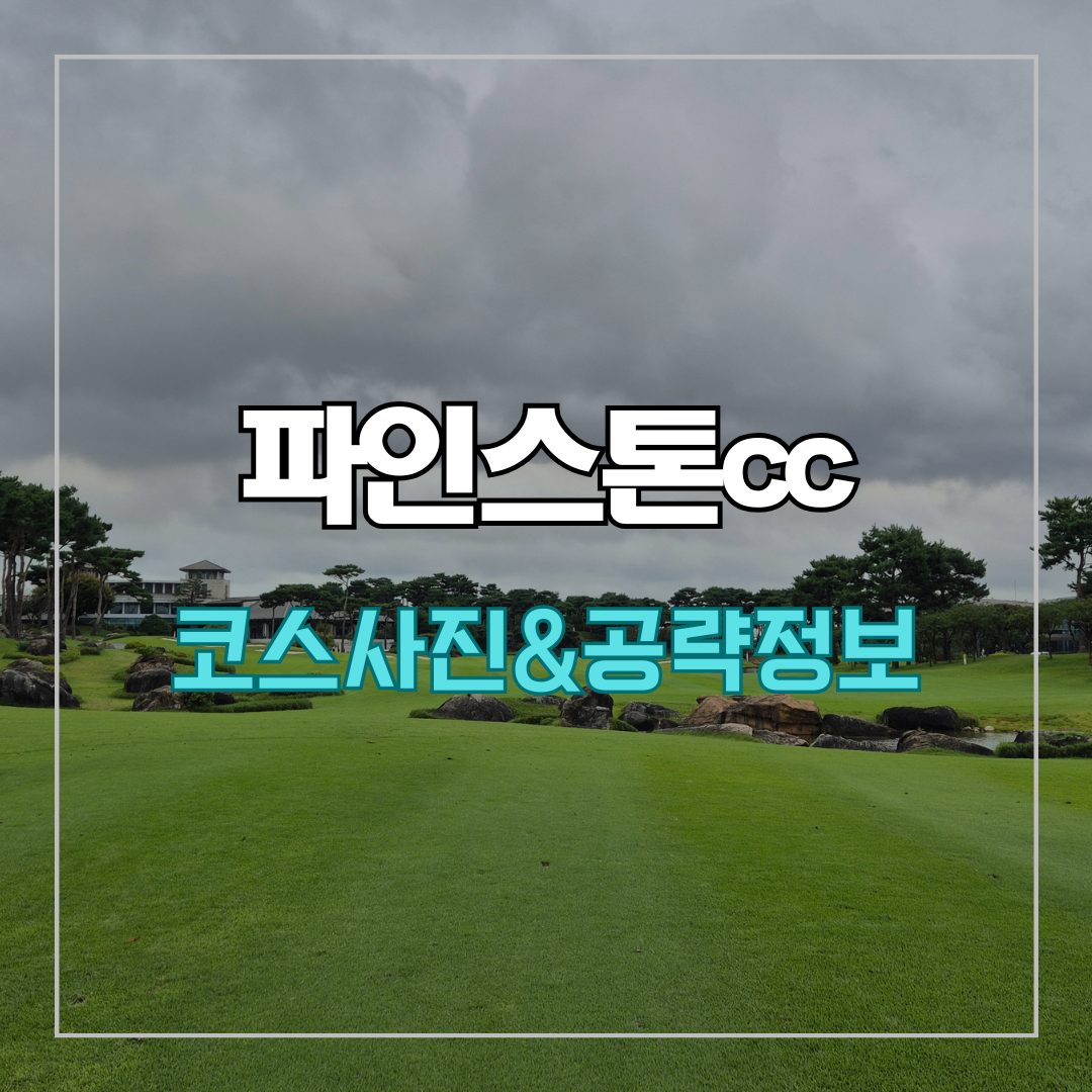 파인스톤cc 코스 사진 및 공략 정보