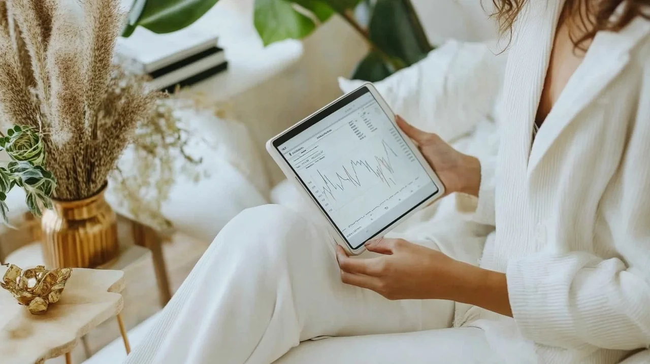 연금계좌 ETF 성장률을 비교하는 투자자가 디지털 태블릿을 통해 3종 ETF를 분석하고 있습니다. 노후 준비, 장기투자, 연금 상품, 포트폴리오 최적화, 미래 재무설계 키워드를 반영해 체계적으로 확인할 수 있는 장면입니다.