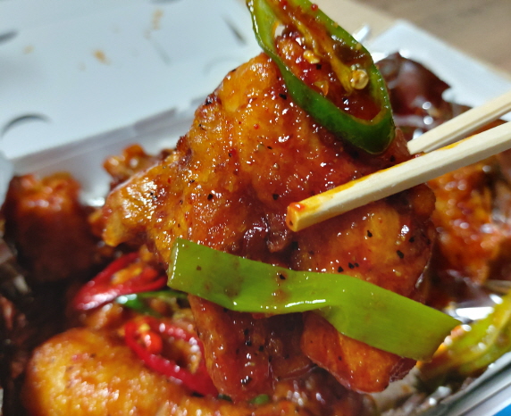 비비큐 깐풍치킨