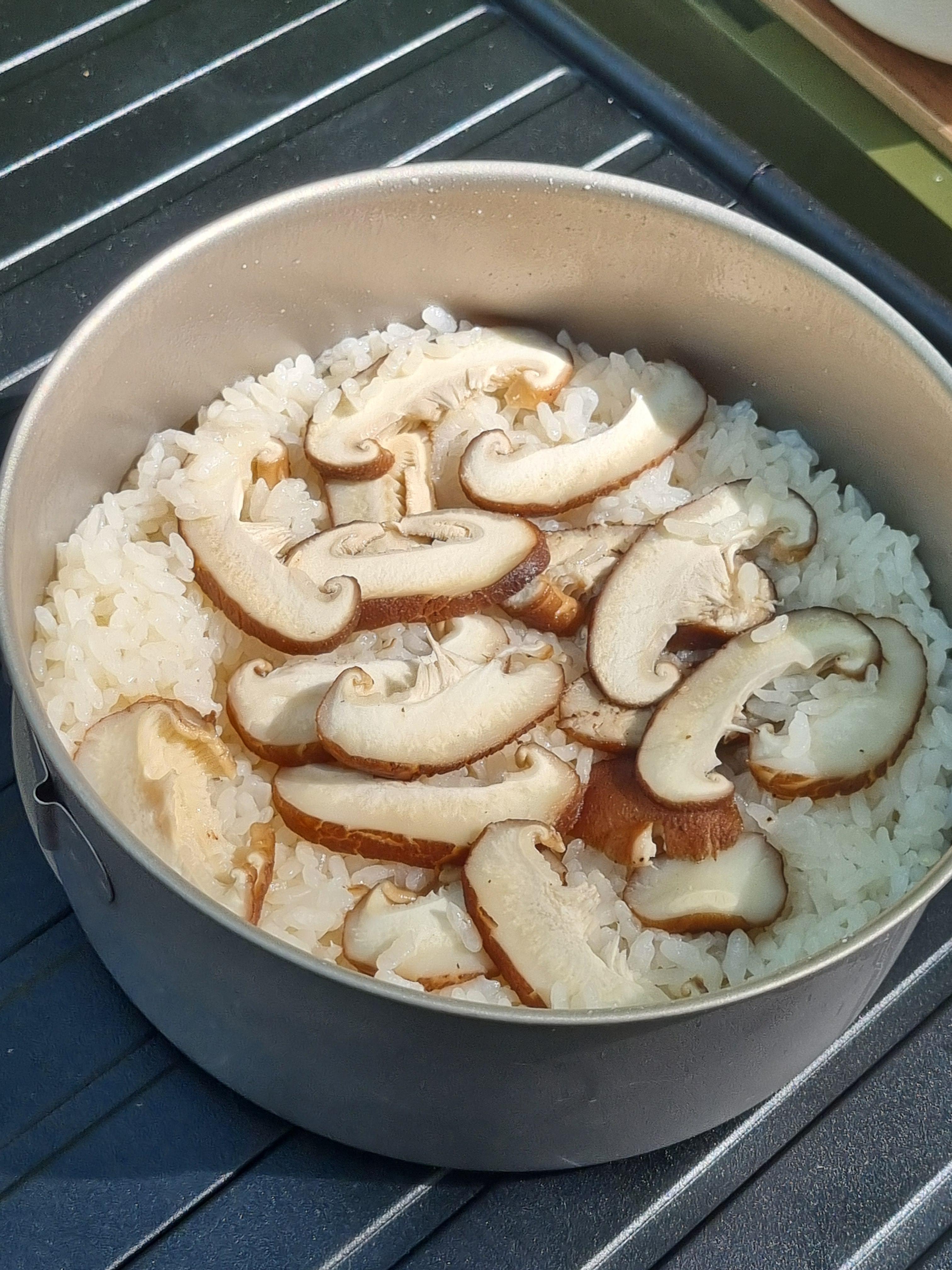 캠핑 솥밥
