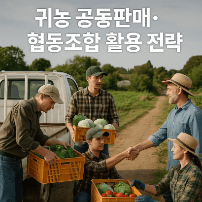 귀농 공동판매·협동조합 활용 전략