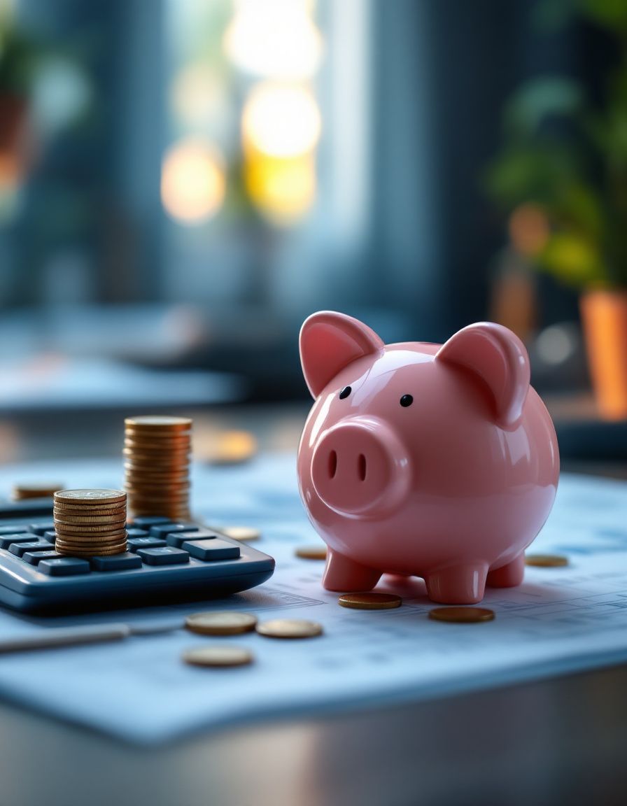 쵀지저금통-과-동전-사진