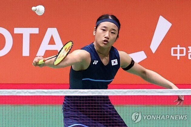 안세영 소속팀 삼성생명 배드민턴단 로고