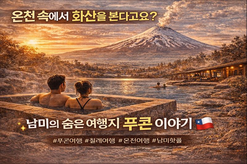 2025년 지금, 칠레 푸콘(Puc&oacute;n) 여행을 가야 하는 이유 3가지