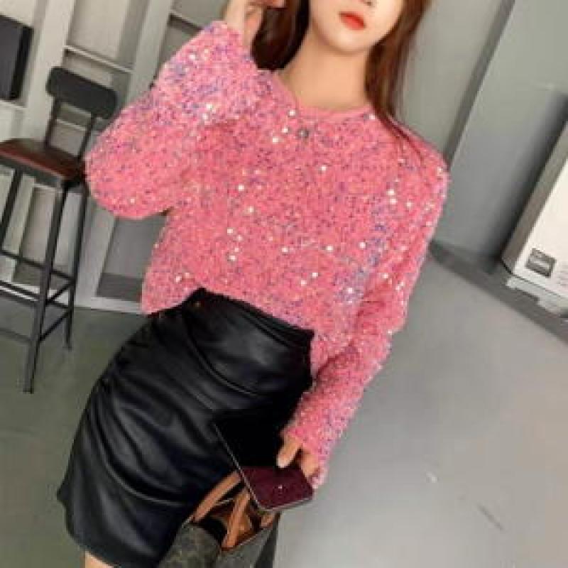 글램 스팽글 티셔츠