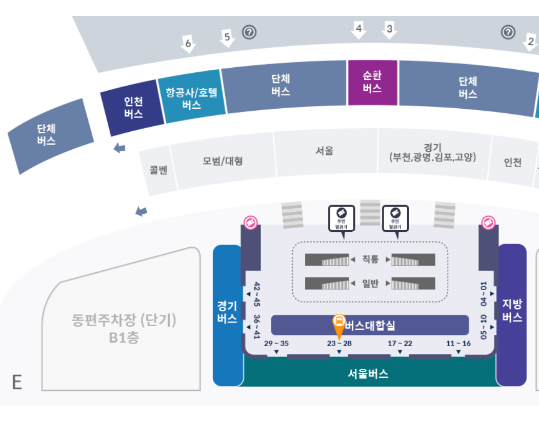 t2 6005번 승차위치