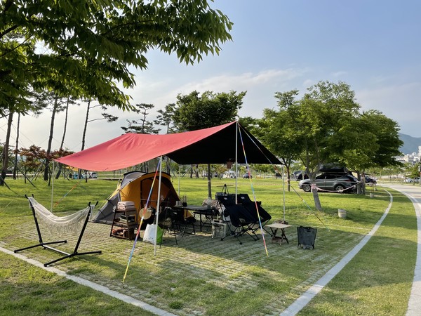 경남 황산공원 캠핑장 소개