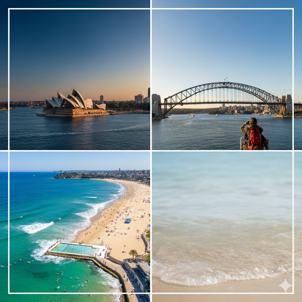 오페라 하우스, 하버 브리지, 본다이 비치 최고의 포토 스팟과 숨겨진 팁 대방출