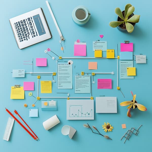 “H2와 H3 중심의 블로그 구조 설계 다이어그램 이미지”