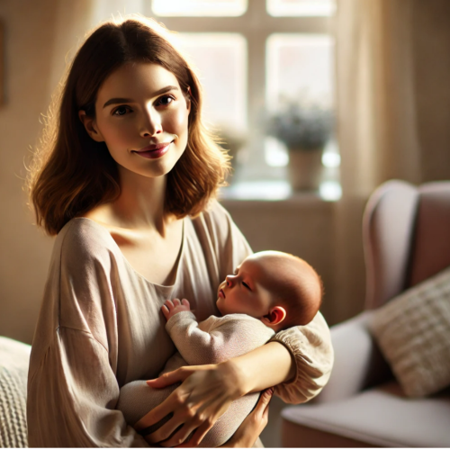 아기를-안고-있는-엄마의-모습