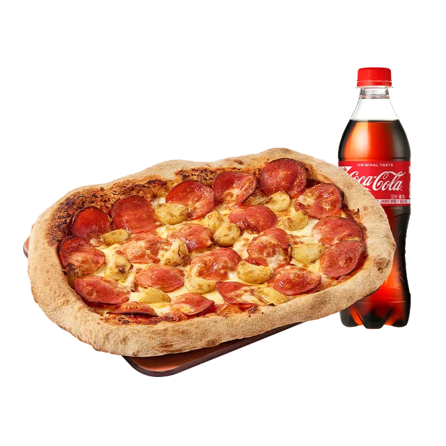 영천마늘페페로니피자