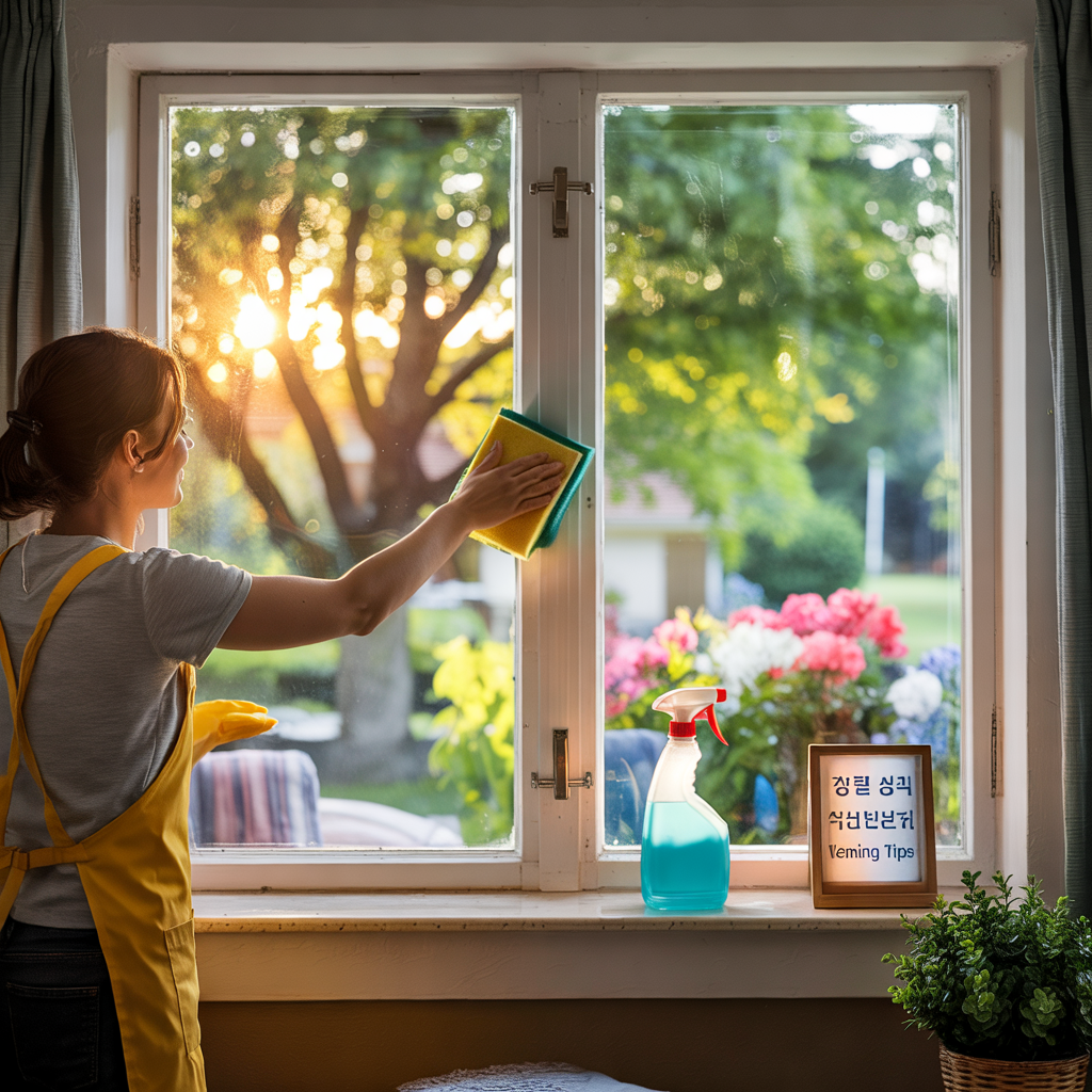 창틀 청소 쉽게 끝내는 꿀팁