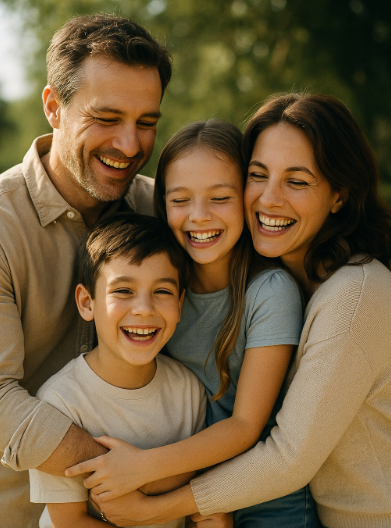 화목한 가족
