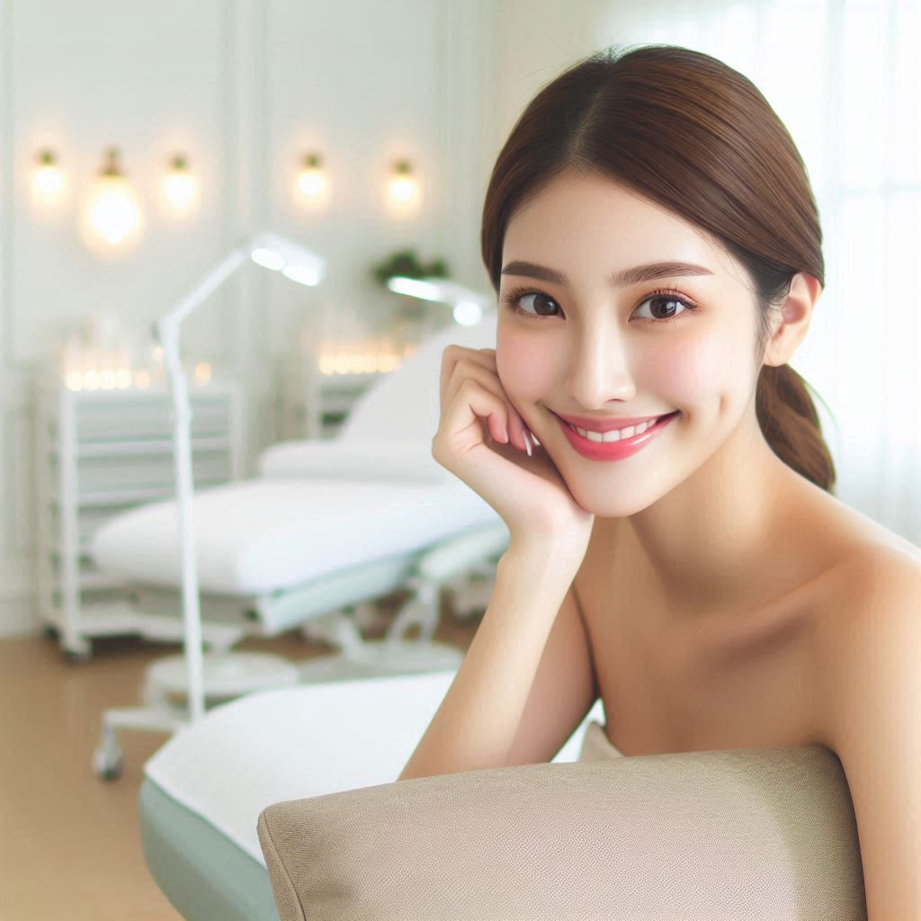 피부,체형관리 샵 배경