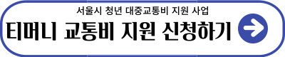 서울시 청년 대중교통비 지원 - 티머니 교통비 지원 신청하기