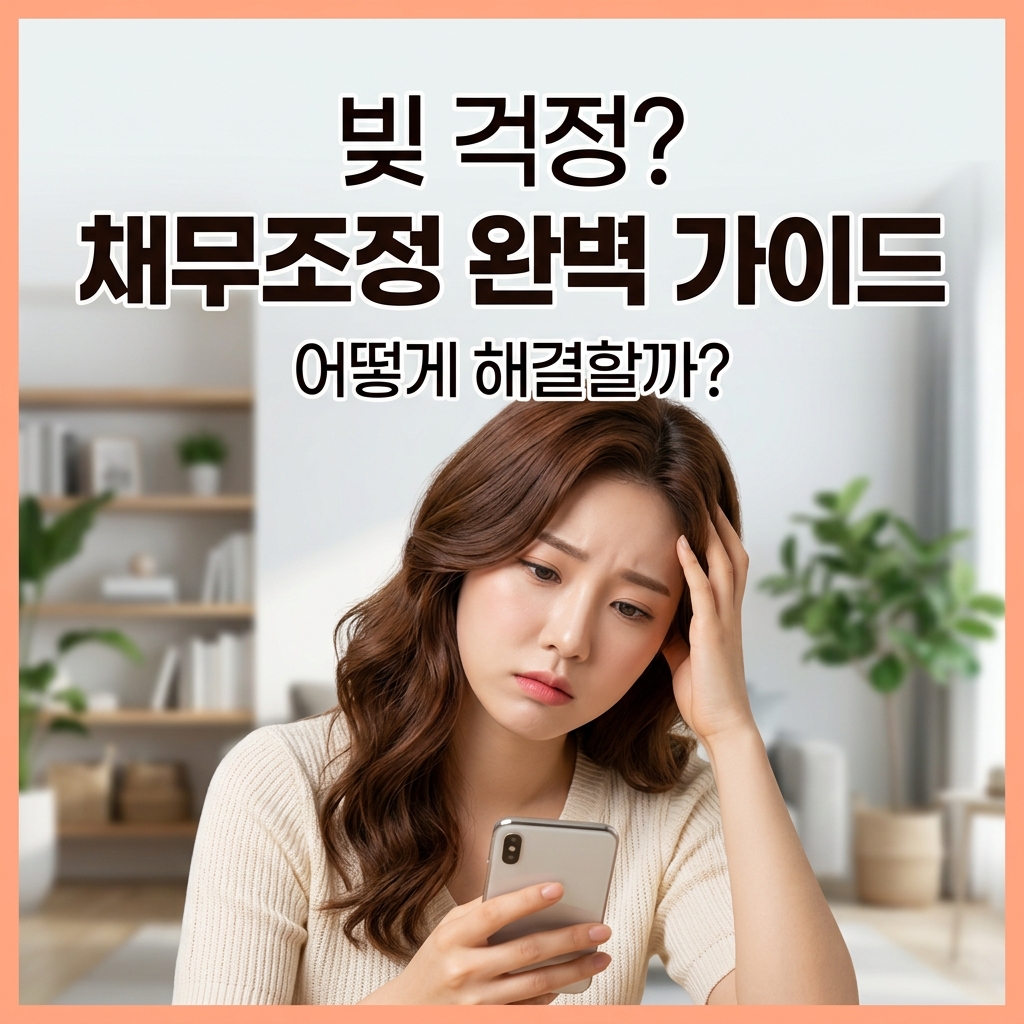 빚 때문에 채무조정 고민