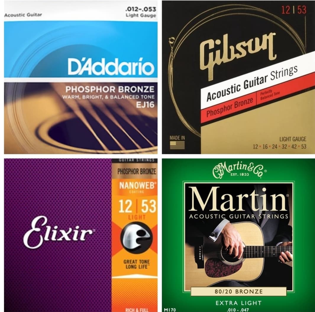 대표 스트링 브랜드 비교 이미지