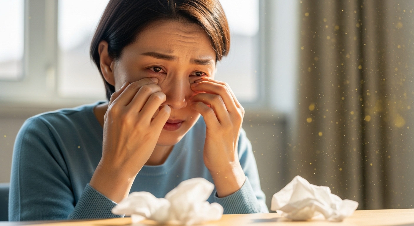 황사 시기, 증상, 감기와 차이