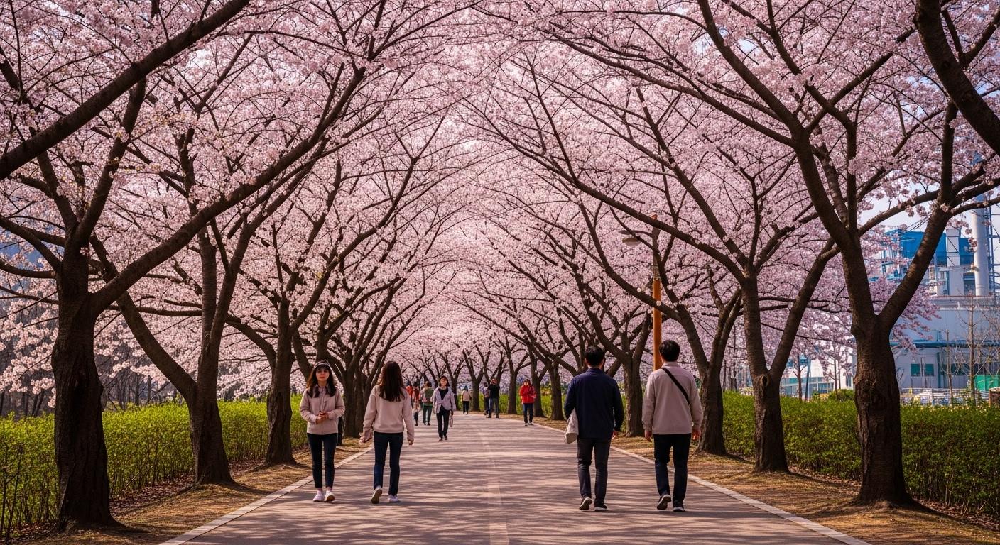 SK인천석유화학벚꽃동산