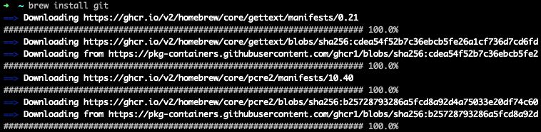 brew install git