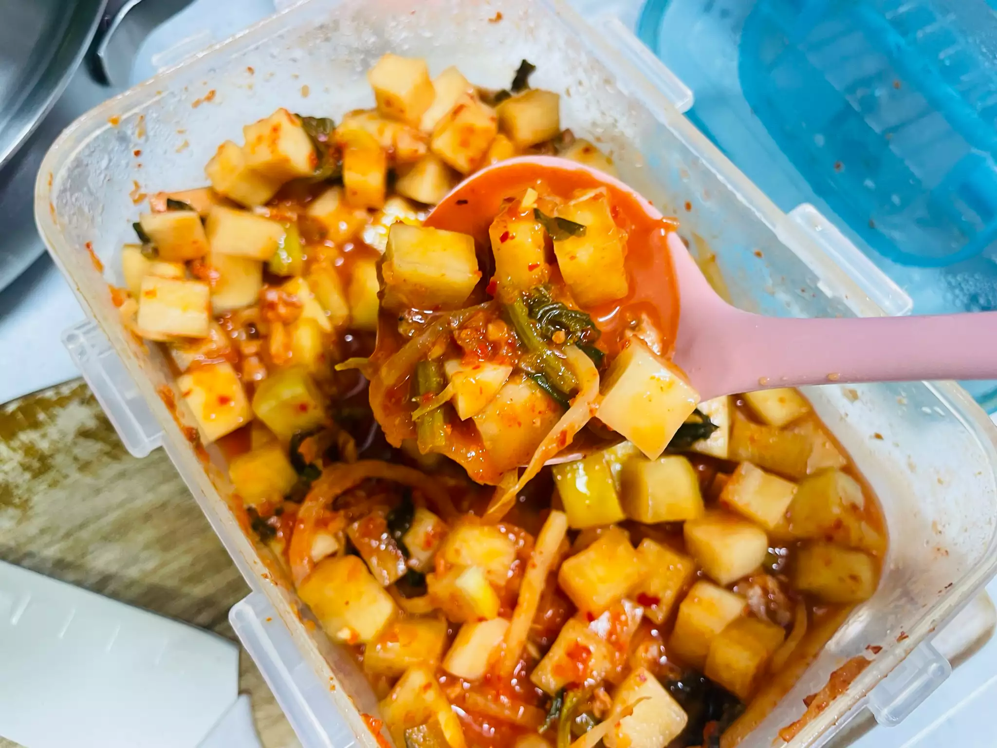 깍두기 볶음밥