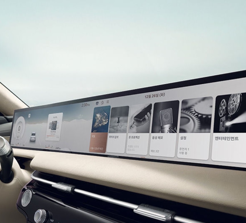 제네시스 g80 디스플레이